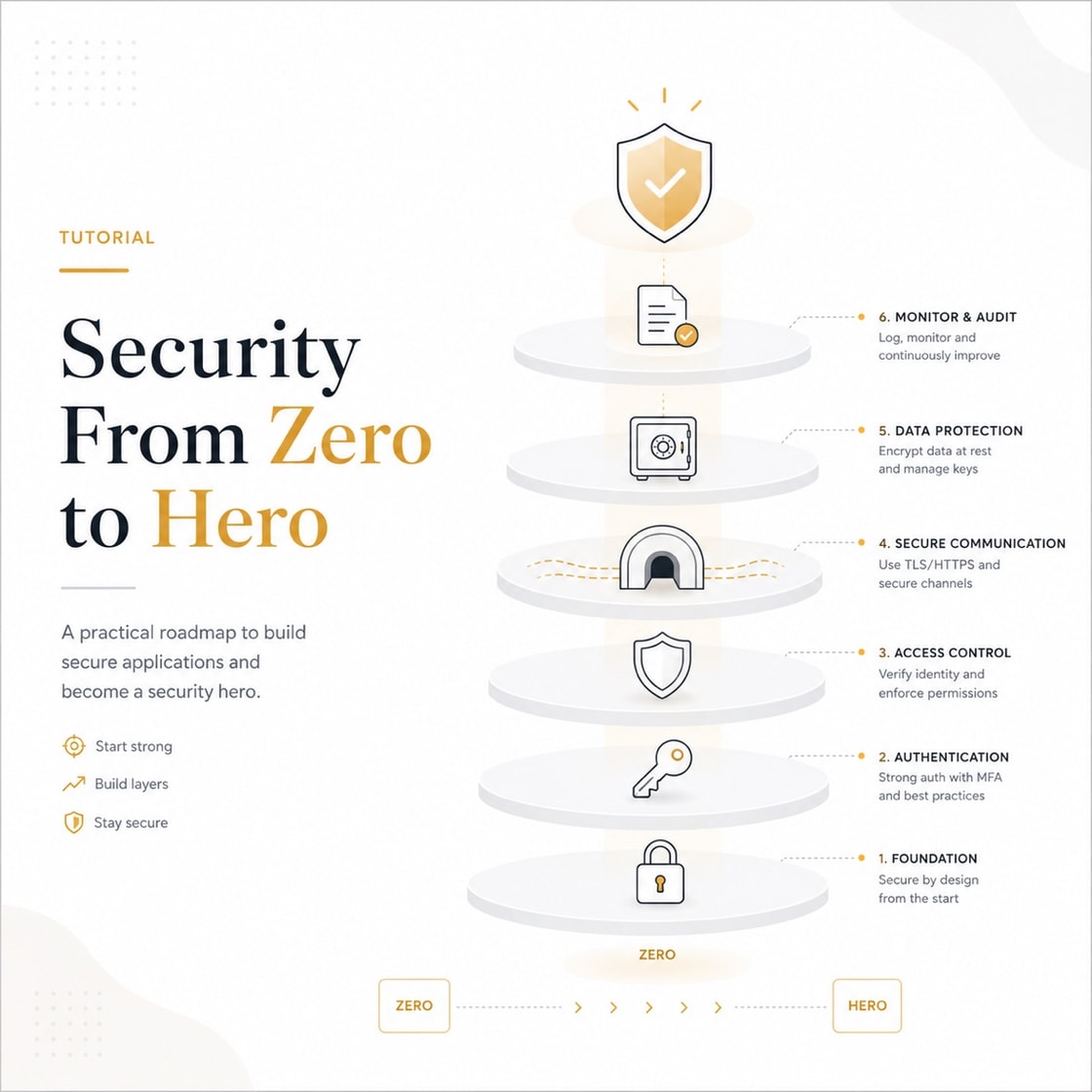 Security from Zero to Hero — a practical roadmap to build secure applications