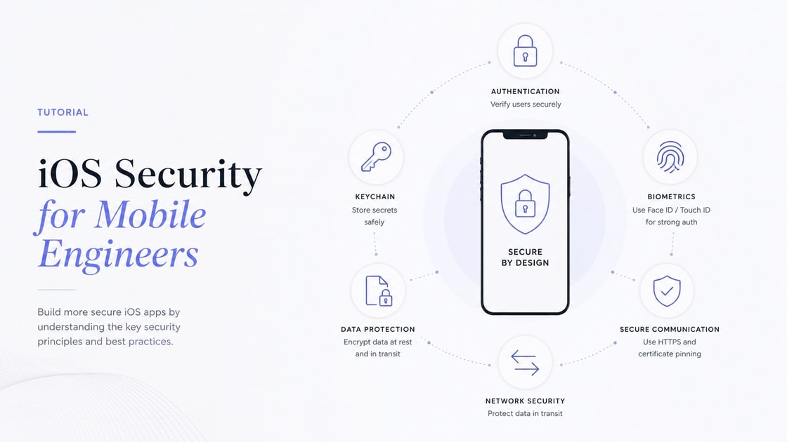 iOS Security for Mobile Engineers — key security principles and best practices