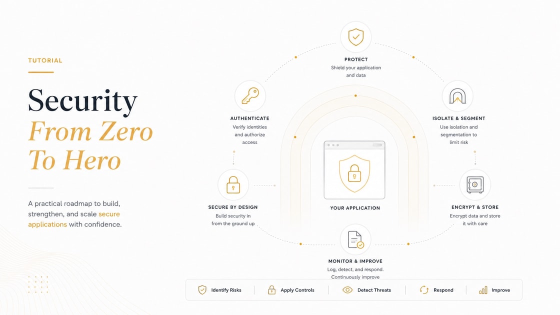 Security from Zero to Hero — build, strengthen, and scale secure applications with confidence